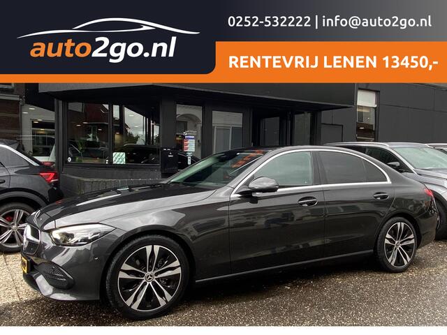Mercedes-Benz C-KLASSE 180 LUXURY LINE AUT9 DIGI DASH APPLE CARPLAY LEDER NAVI AIRCO LANE ASSIST LMV PDC CAMERA