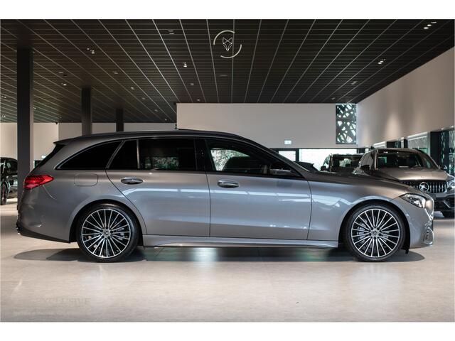 Mercedes-Benz C-KLASSE Estate 300 d AMG Night|ACC|Keyless|360°|Massage|Stoelkoeling|Mem|Pano|Standkachel|19"|Trekhaak|Digital Light