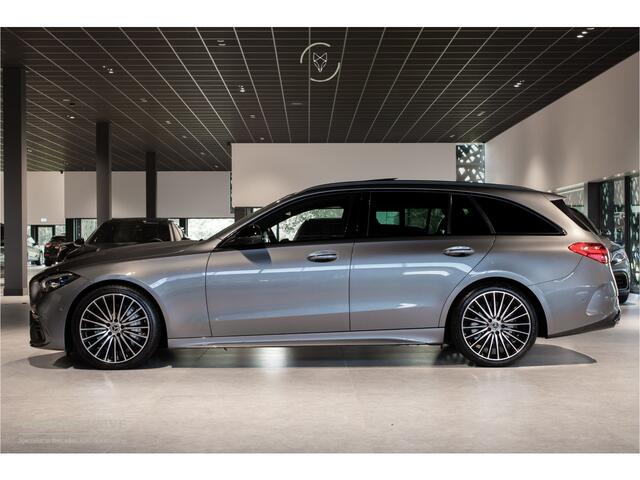 Mercedes-Benz C-KLASSE Estate 300 d AMG Night|ACC|Keyless|360°|Massage|Stoelkoeling|Mem|Pano|Standkachel|19"|Trekhaak|Digital Light