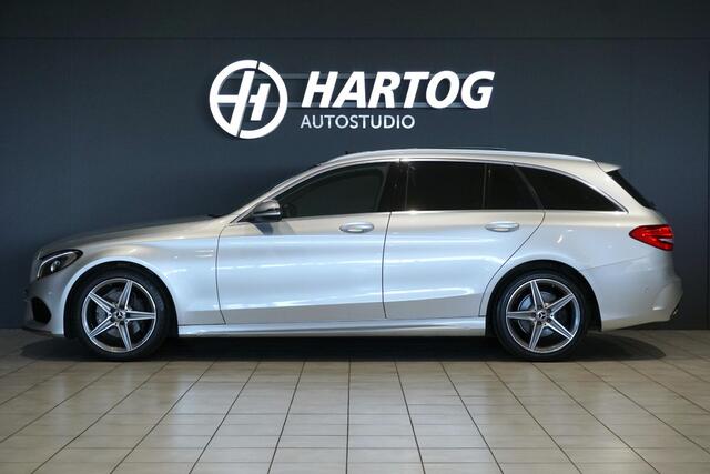 Mercedes-Benz C-KLASSE Estate 180 Business Solution AMG + CAMERA / PANO / DODEHOEK / NAVI / LEDER