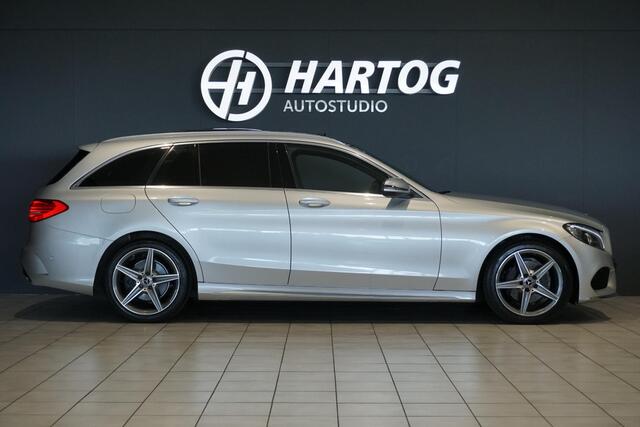 Mercedes-Benz C-KLASSE Estate 180 Business Solution AMG + CAMERA / PANO / DODEHOEK / NAVI / LEDER