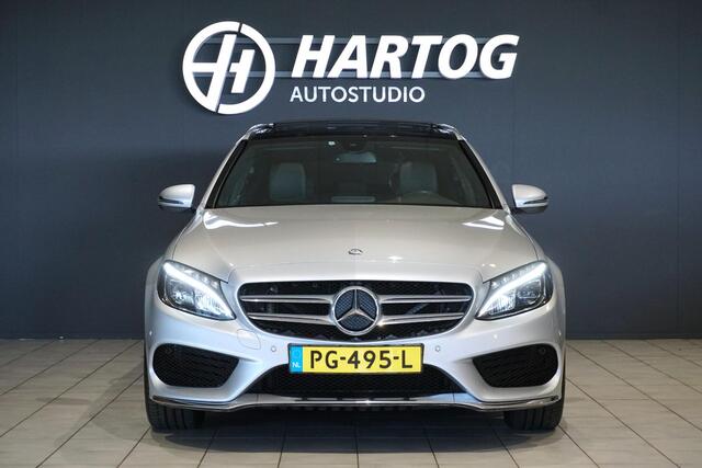 Mercedes-Benz C-KLASSE Estate 180 Business Solution AMG + CAMERA / PANO / DODEHOEK / NAVI / LEDER