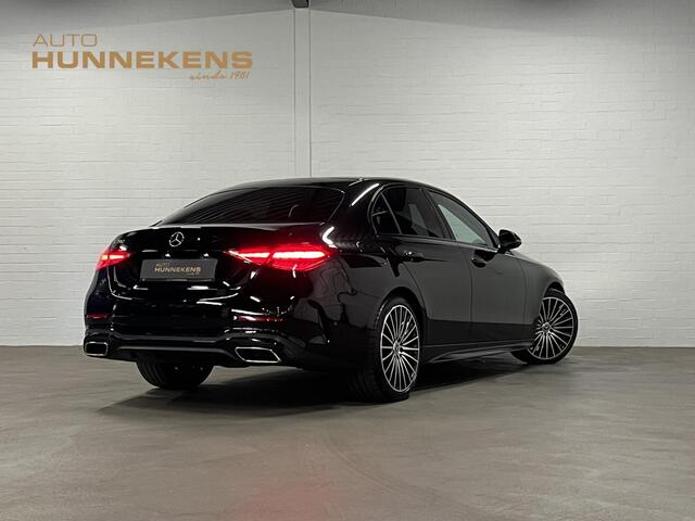 Mercedes-Benz C-KLASSE 180 AMG Line Ambiente verlichting | Cruise control | Stoelverwarming | Achteruitrij camera | AMG wielen | Carplay | Dodehoek | Navigatie