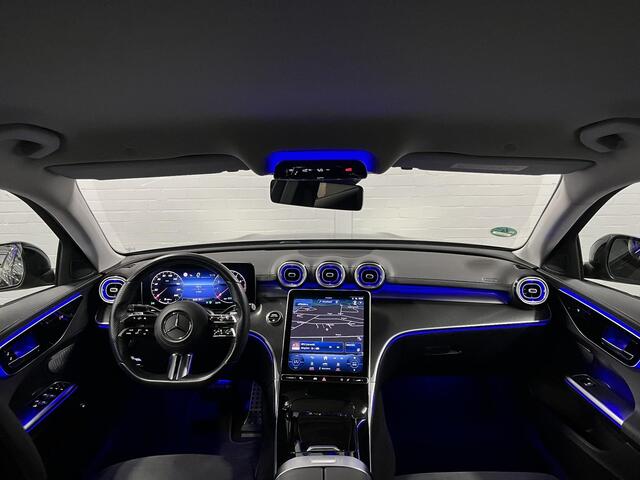 Mercedes-Benz C-KLASSE 180 AMG Line Ambiente verlichting | Cruise control | Stoelverwarming | Achteruitrij camera | AMG wielen | Carplay | Dodehoek | Navigatie