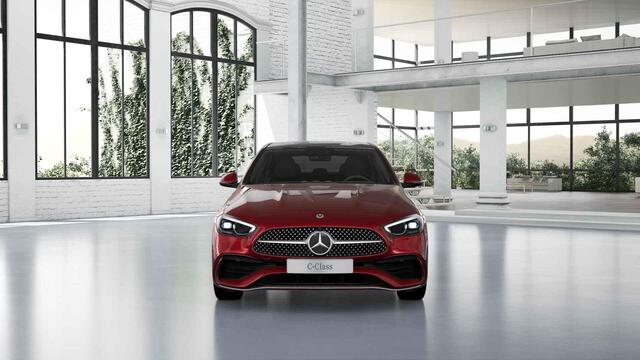 Mercedes-Benz C-KLASSE 300 e AMG Line Limited | Trekhaak | Panoramadak | Rijassistentiepakket Plus | 360 graden camera | Stoelverwarming |