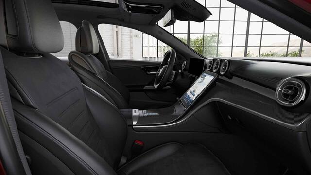 Mercedes-Benz C-KLASSE 300 e AMG Line Limited | Trekhaak | Panoramadak | Rijassistentiepakket Plus | 360 graden camera | Stoelverwarming |