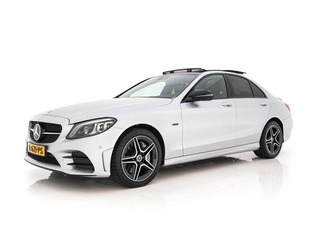 Mercedes-Benz C-KLASSE 300 e Business Solution AMG Limited (Plug-in) {SoH-94%} (INCL.BTW) Aut. *PANO | LEATHER-MICROFIBRE | MULTIBEAM-LED | TOP-VIEW | DIGI-COCKPIT | BLIND-SPOT | HEATED-SPORTSEATS | SHIFT-PADDLES | NAVI-FULLAMP | PRIVACY-GLASS | PDC | CRUISE | TOWBAR |
