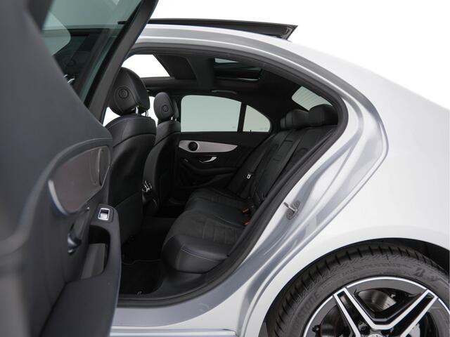 Mercedes-Benz C-KLASSE 300 e Business Solution AMG Limited (Plug-in) {SoH-94%} (INCL.BTW) Aut. *PANO | LEATHER-MICROFIBRE | MULTIBEAM-LED | TOP-VIEW | DIGI-COCKPIT | BLIND-SPOT | HEATED-SPORTSEATS | SHIFT-PADDLES | NAVI-FULLAMP | PRIVACY-GLASS | PDC | CRUISE | TOWBAR |
