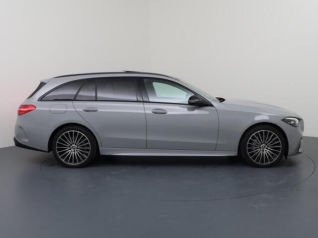 Mercedes-Benz C-KLASSE Estate 300e 140 Years Edition | Panoramaschuifdak | Night Pakket | AMG-line | Alpine grijs |