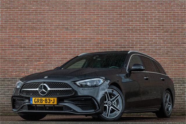 Mercedes-Benz C-KLASSE 180 Star Edition AMG Line, Origineel NL, Panoramadak, 360 Camera, Trekhaak, Memory, Stoelverwarming.