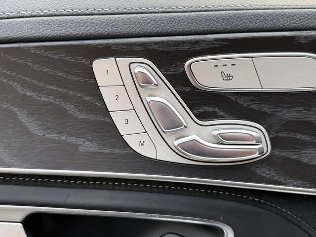 Mercedes-Benz C-KLASSE 63-AMG Estate BWJ 2017 | 476 PK | BURMESTER | PANO | ADAPT. CRUISE | AUTO PILOT | MULTIBEAM | HUD | MEMORY | DODE HOEK | VOL LEDER | CAM. | SPORTUITLAAT | VERLAAGD | STOELVERW. |