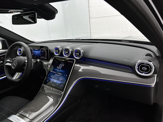 Mercedes-Benz C-KLASSE 300 e 140 Years Edition | Comfortpakket Plus | Nightpakket | Parkeerpakket met 360°-camera | Trekhaak | GUARD 360° Plus | Middenconsole metaalstructuur | Panoramaschuifdak | Warmtewerend, donkergetint glas |