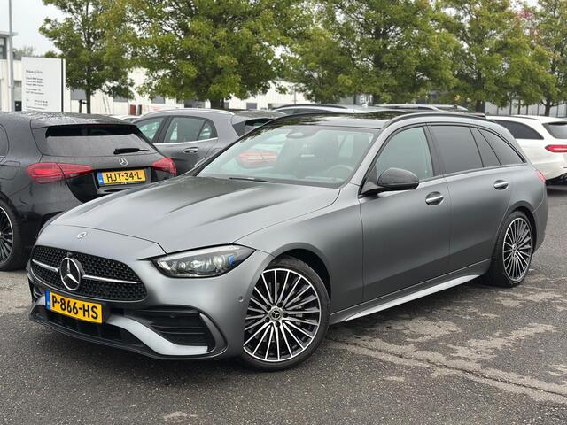 Mercedes-Benz C-KLASSE Estate 200 Launch Edition AMG Line | Trekhaak | Laser LED | Pano | Designo matte lak | Premium Plus pakket