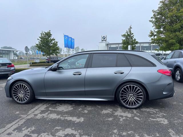 Mercedes-Benz C-KLASSE Estate 200 Launch Edition AMG Line | Trekhaak | Laser LED | Pano | Designo matte lak | Premium Plus pakket