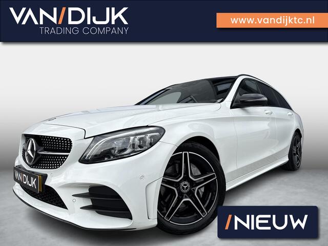 Mercedes-Benz C-KLASSE Estate Business Solution AMG Plus Upgrade Edition ?Panoramadak ?Night-Pakket ?Sfeerverlichting ?Navigatie Full ?Camera ?Apple Carplay & Android Auto ?Vol Leder ?Trekhaak