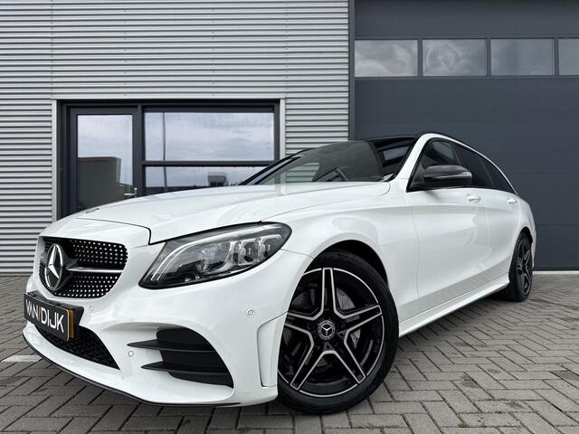 Mercedes-Benz C-KLASSE Estate Business Solution AMG Plus Upgrade Edition ?Panoramadak ?Night-Pakket ?Sfeerverlichting ?Navigatie Full ?Camera ?Apple Carplay & Android Auto ?Vol Leder ?Trekhaak