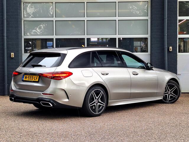 Mercedes-Benz C-KLASSE Estate 200 Launch Edition AMG Line | Trekhaak Wegklapbaar | Night Pakket | Achteruitrijcamera | Stoelverwarming | Sfeerverlichting | Dodehoekassistent | Elektrisch Bedienbare Achterklep