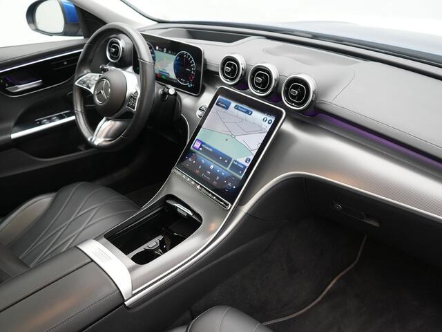 Mercedes-Benz C-KLASSE Estate 300 e Avantgarde 313pk Dealer O.H | Trekhaak Af Fabriek | Panodak | Adaptive Cruise | 360 Camera | Digital LED | Head Up | Lederen Sportstoelen Verwarmd | Keyless | Apple Carplay | Virtual | Sfeerverlichting | Navigatie | DAB