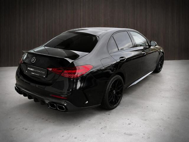 Mercedes-Benz C-KLASSE 300 e AMG Line | Panoramadak | Stoelverwarming | 360 Camera | Memory Seats | Dodehoekdetectie | Keyless | Ambiance Verlichting | Cruise Control | Navigatie | Leer