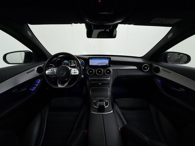 Mercedes-Benz C-KLASSE Estate 300De Diesel Hybride 306pk - 700Nm! AUT-9 AMG Limited Trekhaak Apple Carplay Android Auto Elek.Stoelen+Verwarmd Navi Ecc Camera Pdc SOH 97% Solution Business Elek.Achterklep Led Privacy Glas Lmv 18" Night-pakket 1800kg trekvermogen!