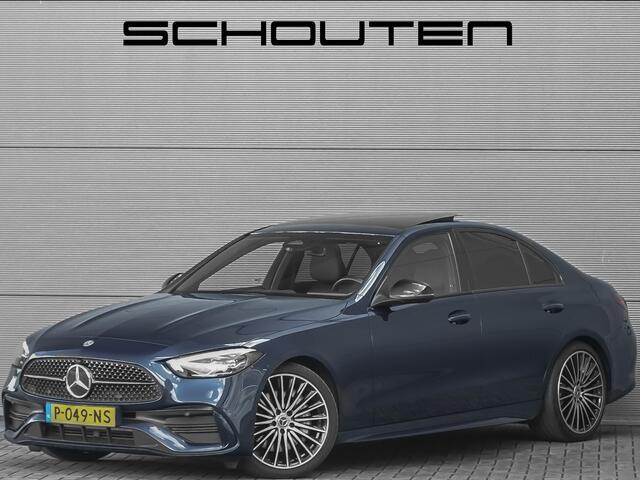 Mercedes-Benz C-KLASSE 200 Launch Edition AMG Line Pano Trekhaak Camera Stoelverw