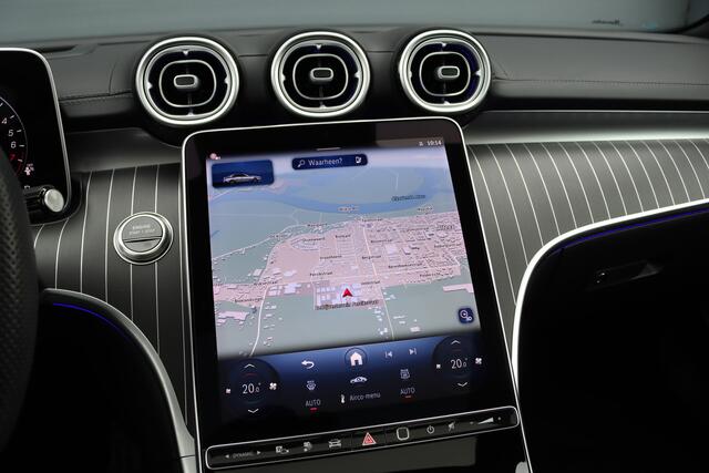 Mercedes-Benz C-KLASSE 400 e 4MATIC AMG Line | Distronic+ | Panoramadak | Nappa Leder | Burmester | Memory | Digital Light | HUD | Verwarmd Stuurwiel | Keyless Go | Surround Camera |
