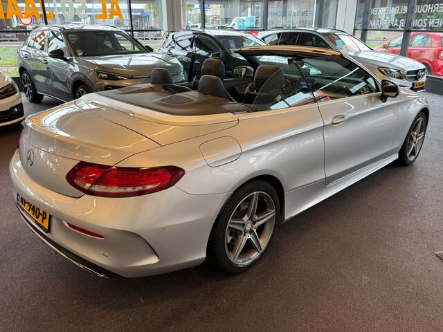 Mercedes-Benz C-KLASSE Cabrio 180 AMG | Airscarf | Burmester | 360 Camera | Origineel Nederlands | Cruise control | Climate control | Navigatie | Stoelverwarming | Elek. inklapbare spiegels