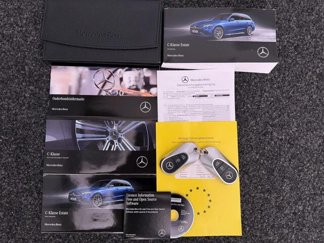Mercedes-Benz C-KLASSE Estate 300 e Business Solution AMG AMG Line | Night Pakket | Panorama Schuif-Kanteldak | Parkeerpakket met 360°-camera | Alarm Klasse 3. Inclusief 24 maanden Mercedes-Benz Certified garantie voor Europa.