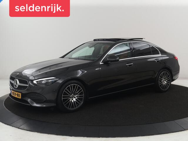 Mercedes-Benz C-KLASSE 200 Luxury Line | Panoramadak | Leder | Memory | Adaptive cruise | Stoelverwarming | Burmester | 360 camera | Park assist | Sfeerverlichting | Carplay | Climate control