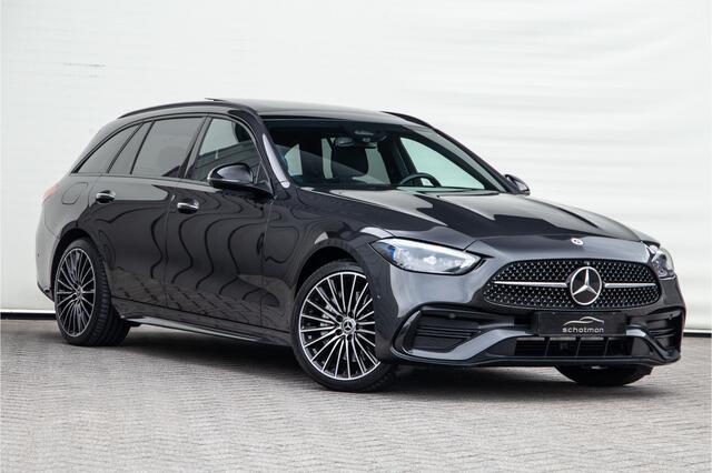 Mercedes-Benz C-KLASSE Estate 300 e AMG Premium, Pano, Distronic, Trekhaak, Nightpakket 2023