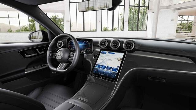 Mercedes-Benz C-KLASSE 300 e Business Solution AMG | Digital Light | Night | Multispaaks velgen | Panoramadak | Memory |