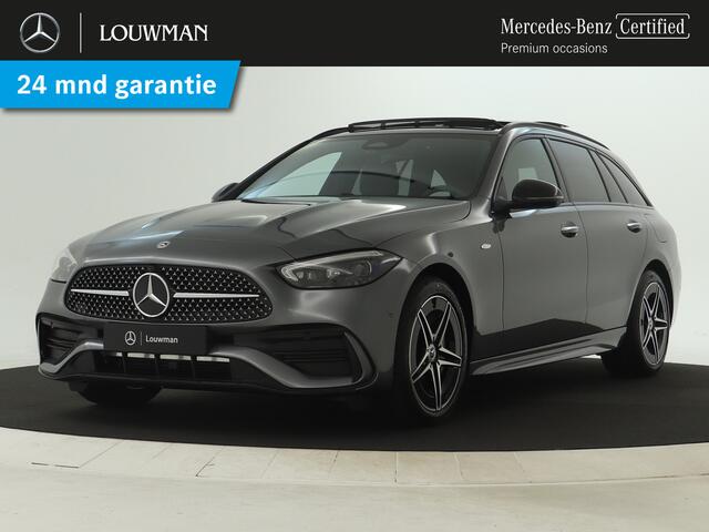 Mercedes-Benz C-KLASSE Estate 300 e Business Solution AMG | Premium Plus | Trekhaak | Nightpakket | 360°-camera | Head-up display | KEYLESS GO-comfortpakket | Antidiefstalpakket GUARD 360° Plus | Memorypakket | Burmester® 3D sound system |