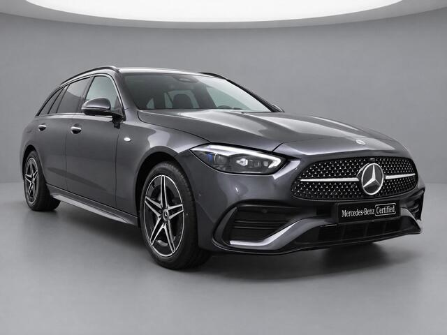 Mercedes-Benz C-KLASSE Estate 300 e Business Solution AMG | Panorama - Schuifdak | Trekhaak Wegklapbaar | Memorystoelen | Digital Light | Burmester Surround Sound | 360° Camera | Head-Up Display | Nightpakket