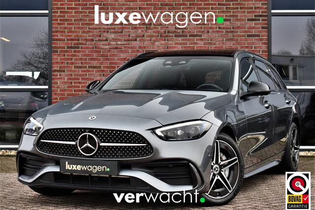 Mercedes-Benz C-KLASSE Estate 300 e AMG Line Pano Distr HUD 360 Stoel-vent Night
