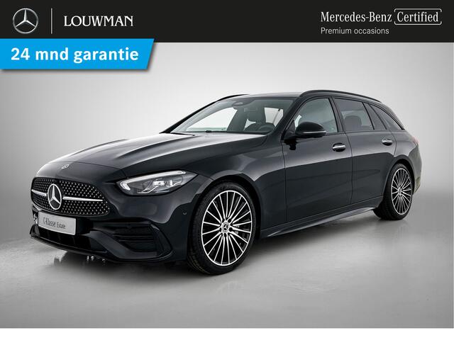 Mercedes-Benz C-KLASSE Estate 180 Star Edition AMG Line LIMITED | Nightpakket | Comfortpakket Plus | Trekhaak | 19 inch AMG velgen | Achteruitrijcamera | Antidiefstalpakket GUARD 360° Plus | EASY PACK achterklep | KEYLESS GO |