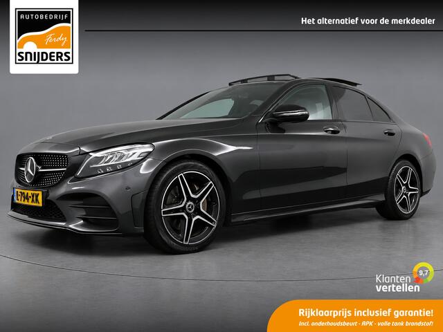 Mercedes-Benz C-KLASSE 180 Business Solution AMG, Orig.NL | Pano | Navi | Leer | Burmester | Apple Car Play - RIJKLAAR + BOVAG GARANTIE