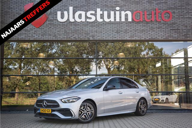 Mercedes-Benz C-KLASSE 180 AMG Line , Sfeerverlichting, Burmester, Carbon, Cruise control,