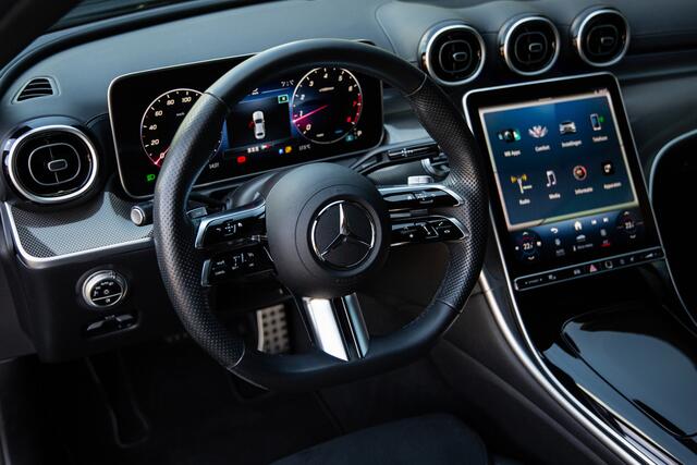 Mercedes-Benz C-KLASSE 180 AMG Line , Sfeerverlichting, Burmester, Carbon, Cruise control,