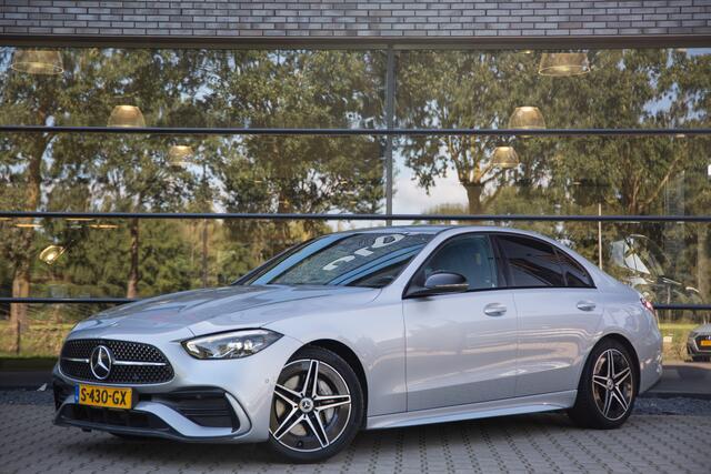 Mercedes-Benz C-KLASSE 180 AMG Line , Sfeerverlichting, Burmester, Carbon, Cruise control,