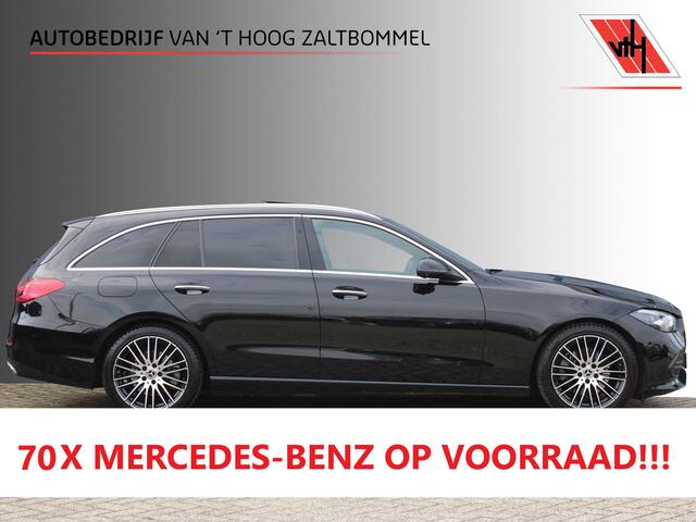 Mercedes-Benz C-KLASSE Estate 200 AUT9 Luxury Line PANORAMADAK LEDER MEMORY BURMESTER KEY-LESS GO 360-CAMERA