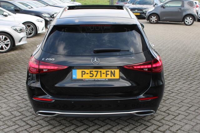 Mercedes-Benz C-KLASSE Estate 200 AUT9 Luxury Line PANORAMADAK LEDER MEMORY BURMESTER KEY-LESS GO 360-CAMERA
