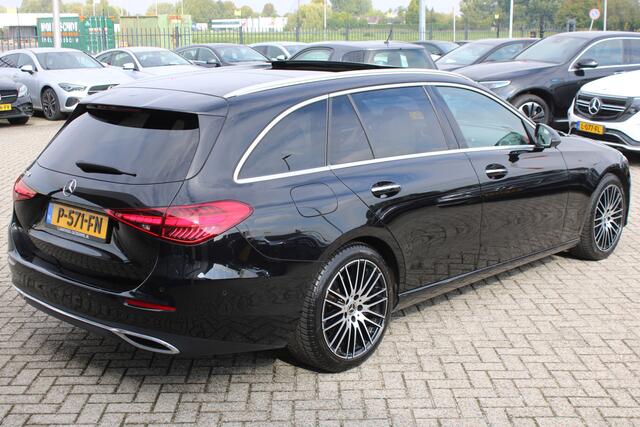 Mercedes-Benz C-KLASSE Estate 200 AUT9 Luxury Line PANORAMADAK LEDER MEMORY BURMESTER KEY-LESS GO 360-CAMERA