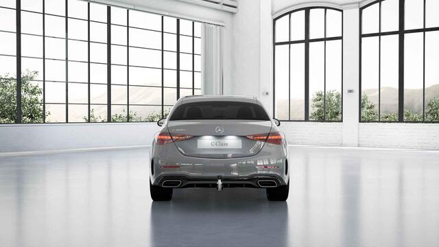 Mercedes-Benz C-KLASSE 300 e Business Solution AMG | Trekhaak | Panoramadak | Burmerster | Night | Multispaaks wielen | Leder | Digital Light | 360 graden camera |