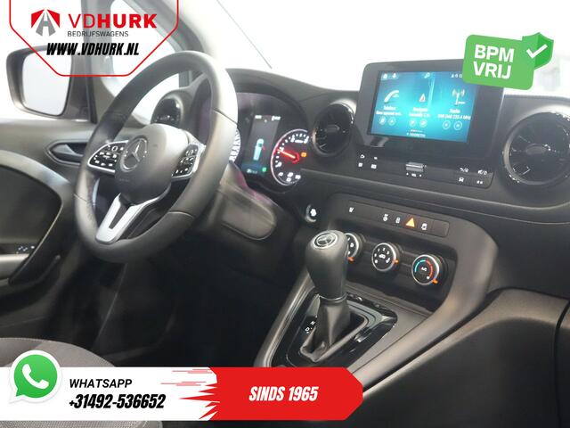 Mercedes-Benz CITAN 112 CDI Aut. BPM VRIJ! 3Pers./ LED/ 2x Schuifdeur/ Stoelverw./ Betimmerd/ Carplay/ Camera/ LMV/ Cruise/ Trekhaak/ Airco