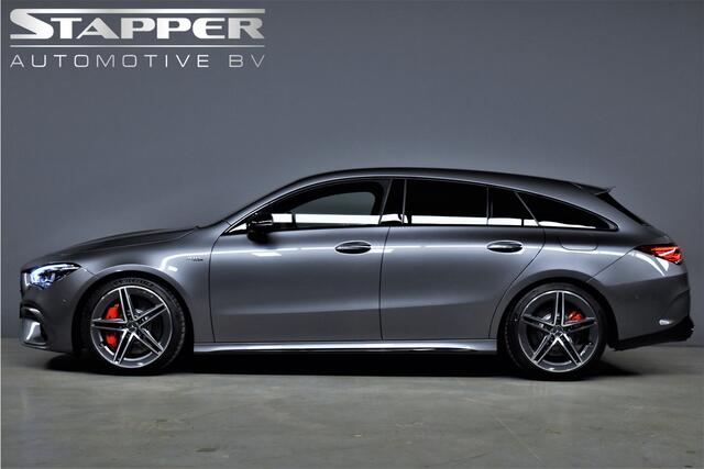 Mercedes-Benz CLA-KLASSE Shooting Brake AMG 45 S 4MATIC+ 422pk Automaat Premium Plus Virtual/Carplay/Keyless/Cameras/Alcantara/Leer/Lmv19"