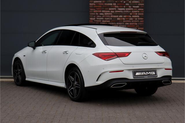 Mercedes-Benz CLA-KLASSE Shooting Brake 250 e AMG Line Aut8 | Panoramadak | Distronic+ | Memory | Camera | Sfeerverlichting | Augmented Reality | Keyless Go | Multibeam LED | Advanced Sound System |
