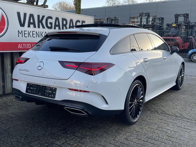 Mercedes-Benz CLA-KLASSE Shooting Brake 250 e AMG Line 19"/Panoramadak/Matrix LED/Stoel + stuurverwarming + memory/Apple Carplay & Android Auto/Adaptieve cruise/Dodehoek