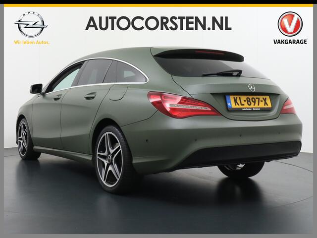 Mercedes-Benz CLA-KLASSE Shooting Brake 180K AMG 18"Lmv Sportstoelen Navi High-performance-LED PDC-a+v Cruise Night Pakket Urban Pakket Control Ambition Parkeerpilot Communicat-mod umts Led Pdc Bluetooth Camtronic Privacy Glas Garmin® MAP PILOT Actieve motorkap Remassistent Camtr