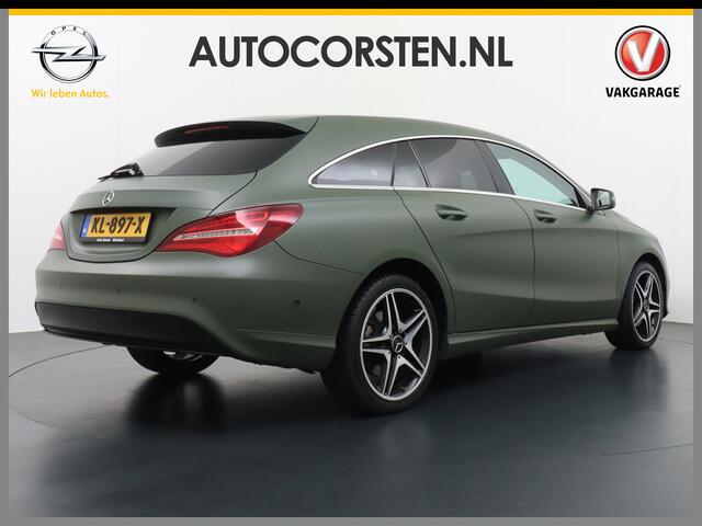 Mercedes-Benz CLA-KLASSE Shooting Brake 180K AMG 18"Lmv Sportstoelen Navi High-performance-LED PDC-a+v Cruise Night Pakket Urban Pakket Control Ambition Parkeerpilot Communicat-mod umts Led Pdc Bluetooth Camtronic Privacy Glas Garmin® MAP PILOT Actieve motorkap Remassistent Camtr