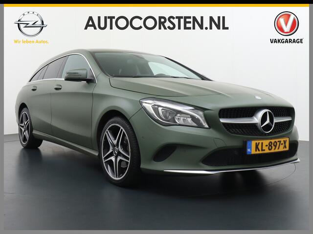 Mercedes-Benz CLA-KLASSE Shooting Brake 180K AMG 18"Lmv Sportstoelen Navi High-performance-LED PDC-a+v Cruise Night Pakket Urban Pakket Control Ambition Parkeerpilot Communicat-mod umts Led Pdc Bluetooth Camtronic Privacy Glas Garmin® MAP PILOT Actieve motorkap Remassistent Camtr